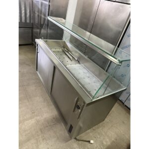 Μπεν Μαρί με βιτρίνα, 5 gn1/1, και χώρο αποθήκευσης