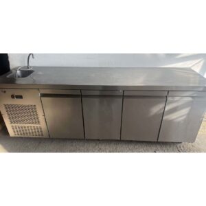 Ψυγείο πάγκος συντήρηση με 4 πόρτες, μοτερ, γούρνα