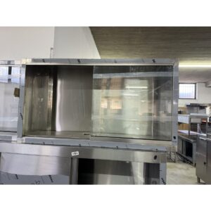 Πορτηριέρα με συρόμενα κρύσταλλα και ράφι